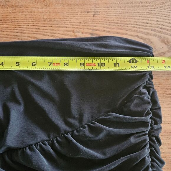 GUESS Strapless Black Sheath Jumpsuit Women’s Classic Cocktail One-Piece Large - Picture 3 of 7